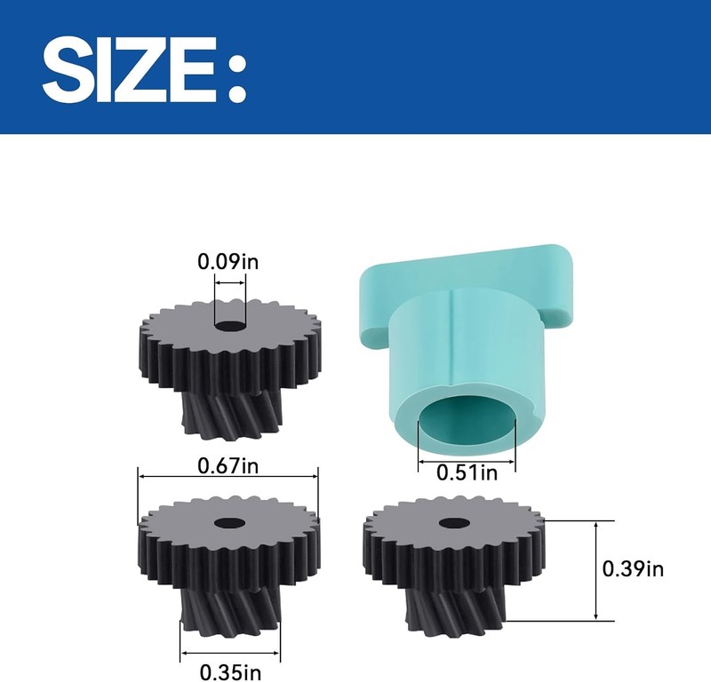Replacement Gear Kit For Samsung Jet Bot+ & AI+ Robotic Vacuum Cleaner L&R Wheel gallery