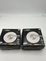 Qplus 4″ 75W Replacement Led Gimbal Spotlight 10W 750 Lumens 2 QTY