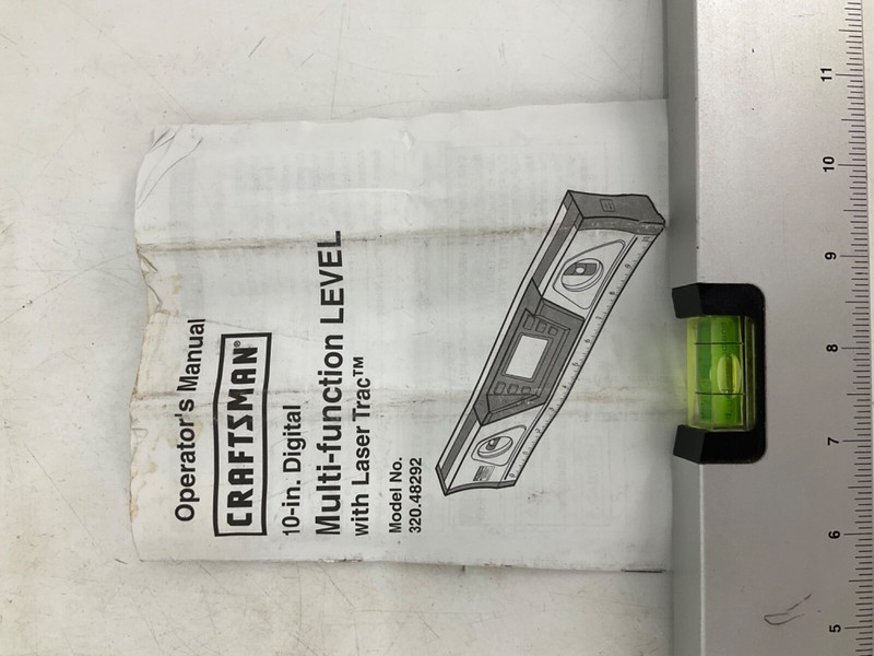 Craftsman Multi-function Digital Level 10" 48292 W/ Travel Shell Case gallery