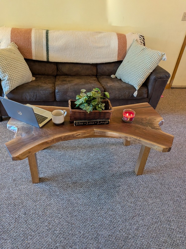 Walnut Live Edge coffee table