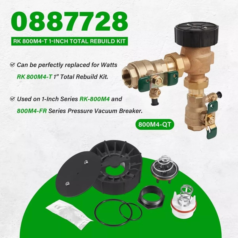 0887728 Repair Kit Replace for Watts 1" 800M4 Total Repair Kit RK 800M4-T gallery