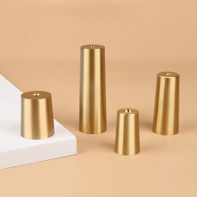 Brass Dining Table Leg Ferrules Table Chair Foot Cover Sofa Feet Tip Cap Tube gallery
