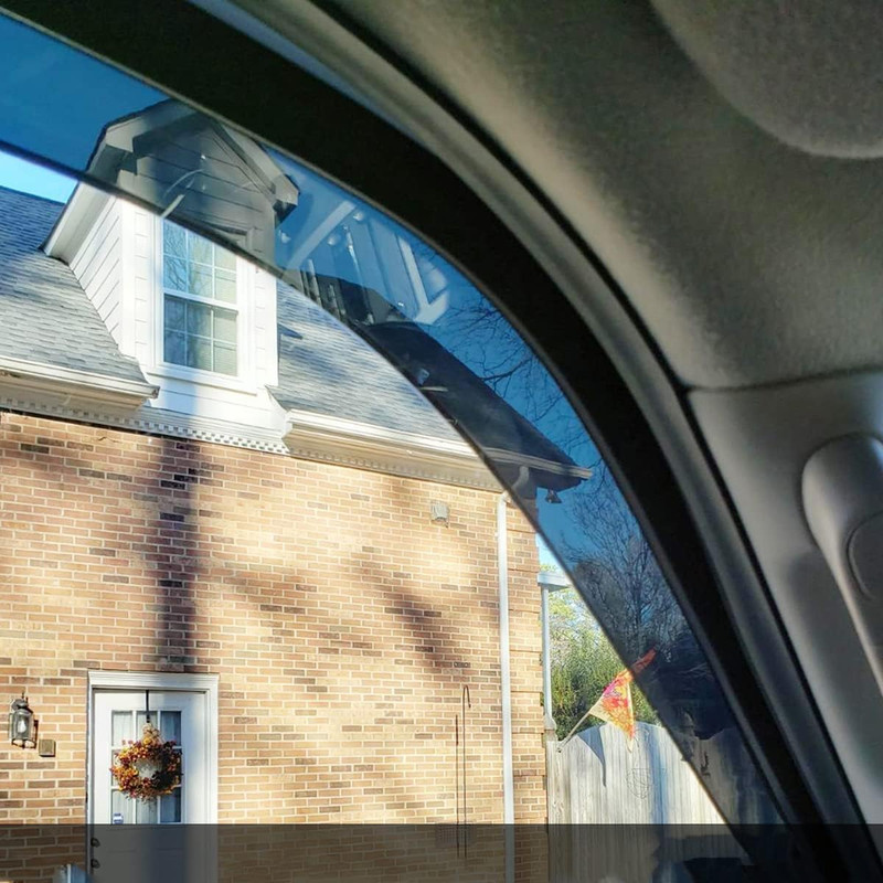 4Pcs Original Shatterproof Rainproof Window Wind Deflectors for Equinox 18-24,Ou gallery
