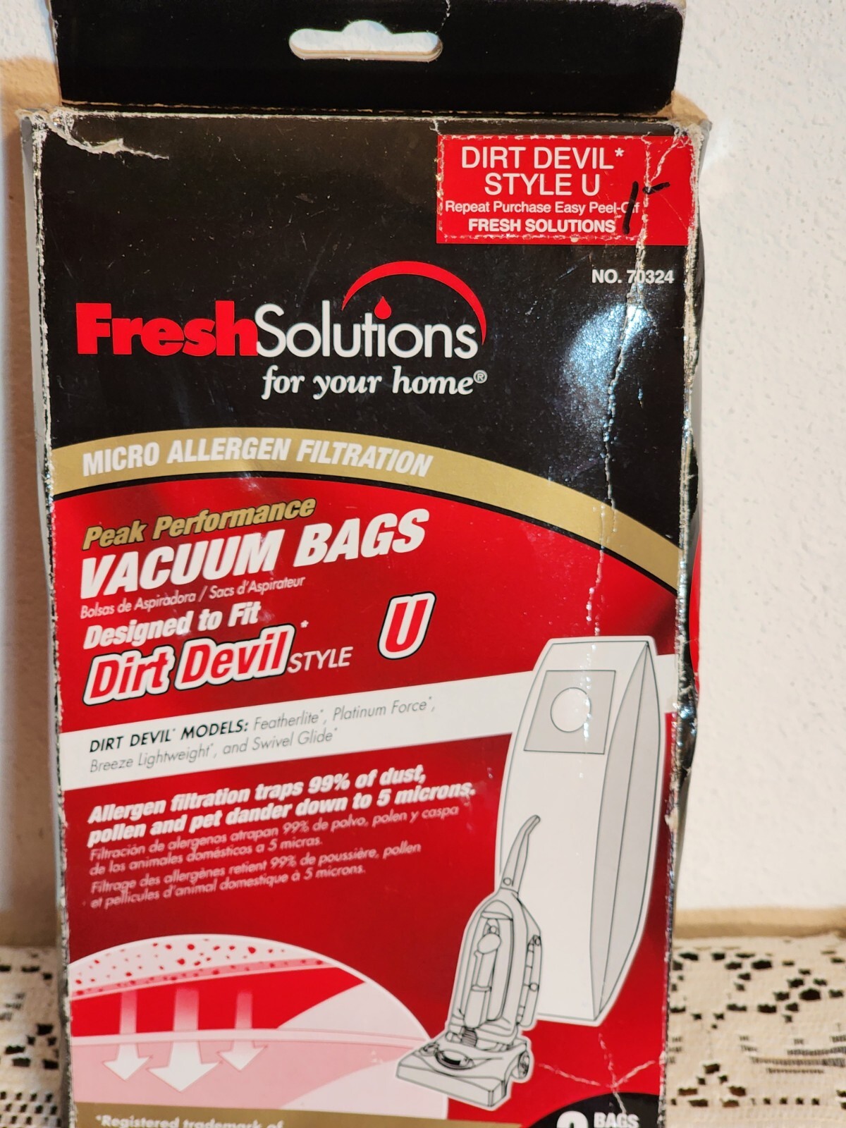 Fresh Solutions Vacuum Bags For Dirt Devil Style U gallery