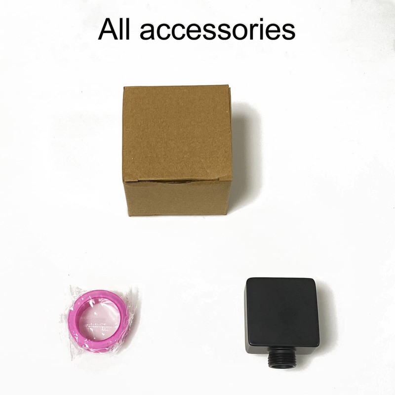 Wall Supply Elbow, Square Wall-Mount Supply Wall Elbow for Hand Held Shower, ... gallery