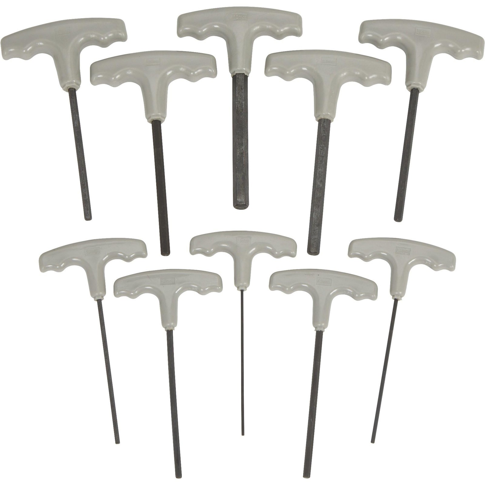 Ironton 10-Pc. Metric T-Handle Hex Key Set gallery