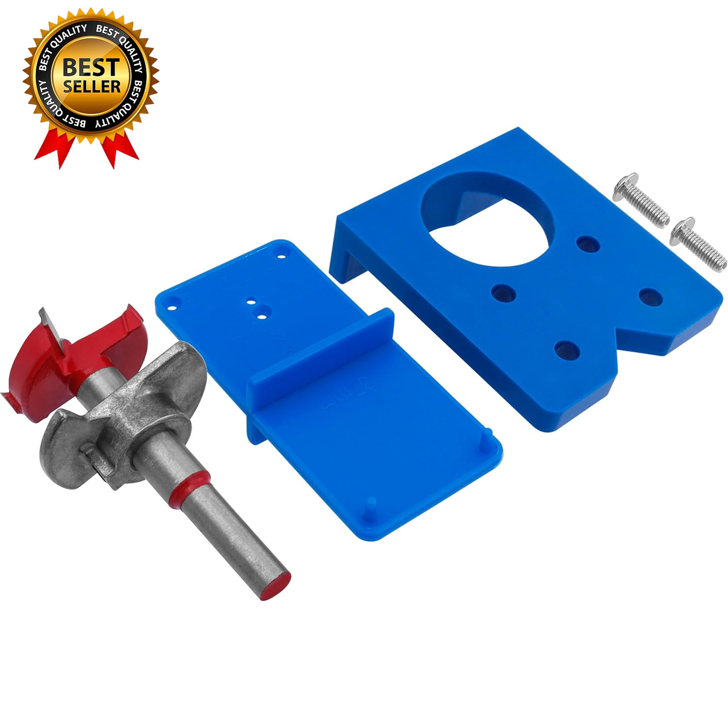 35Mm Concealed Hinge Jig Kit - Adjustable Depth Carbide Forstner Drill Bit Hinge gallery