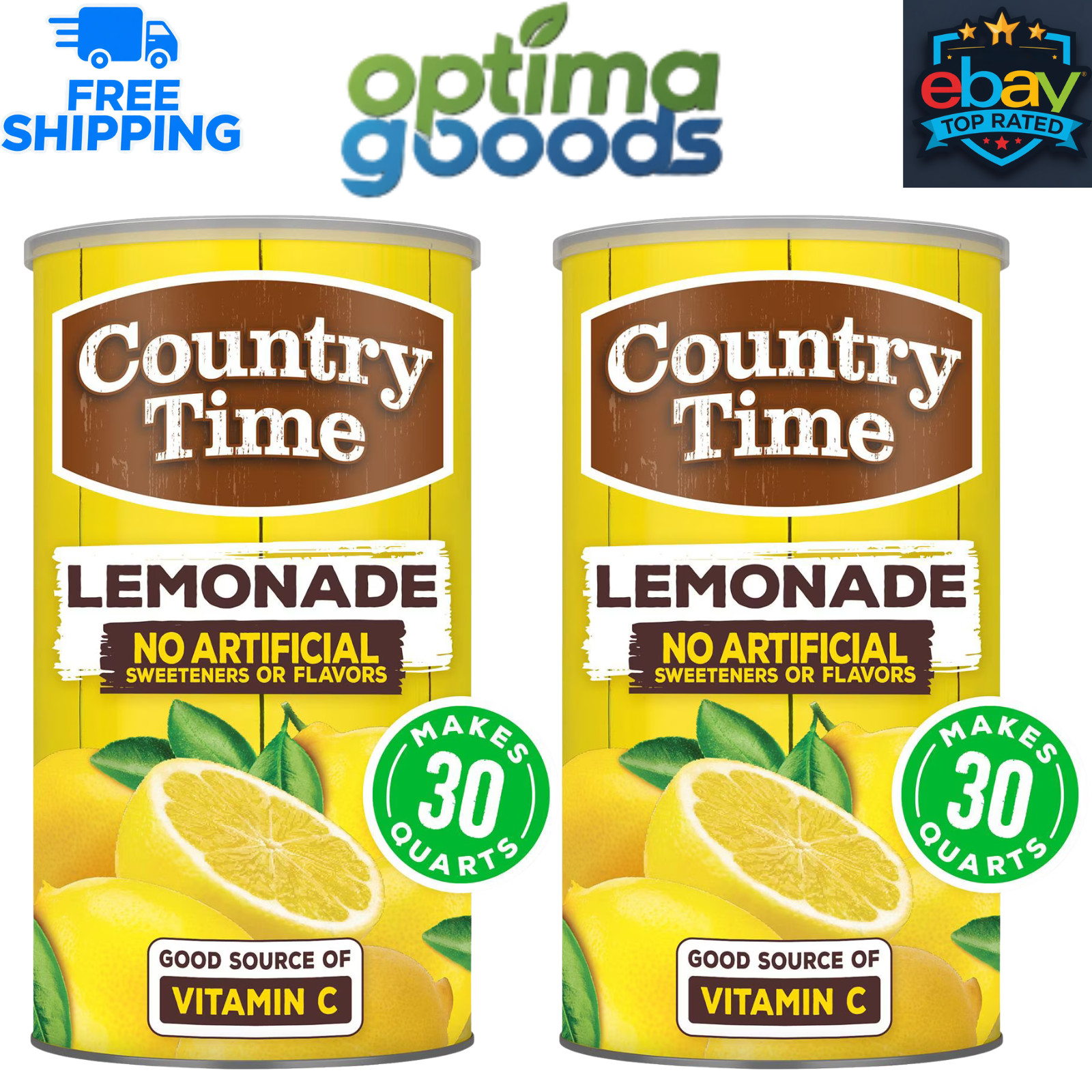 2 Pack - Country Time Powdered Lemonade Drink Mix 82.5 oz (165 oz Total) gallery