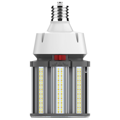 Satco S23167 LED HID Corncob 80W 277-480V Mogul Screw EX39 CCT 3000K/4000K/5000K gallery
