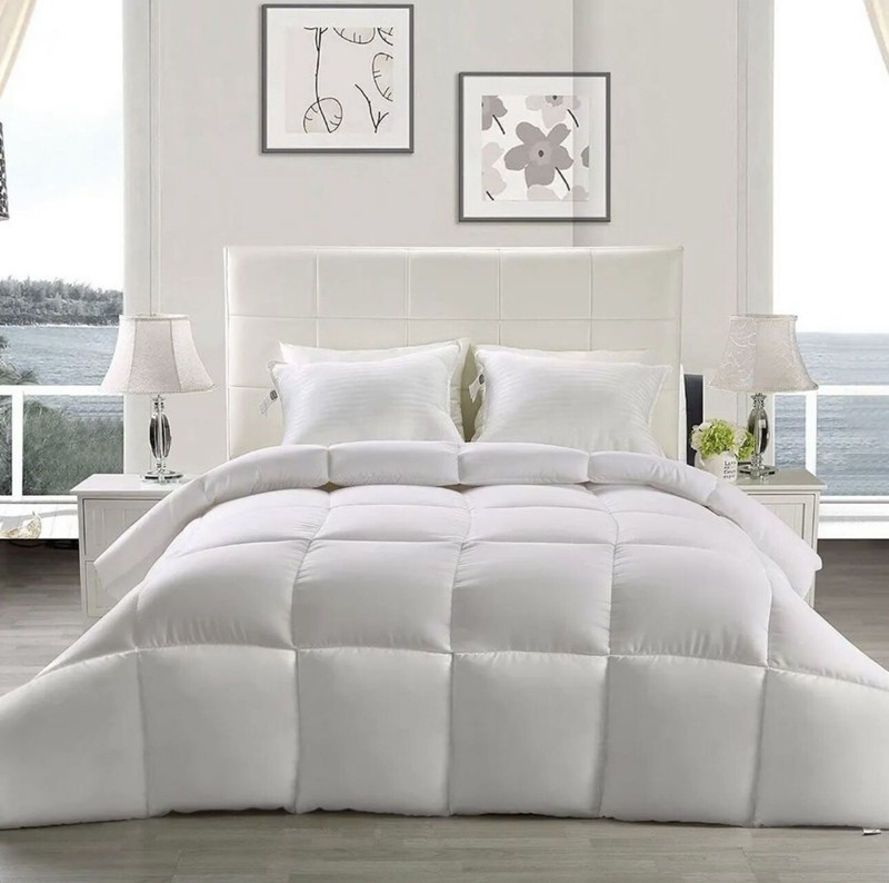 Utopia Bedding Down Alternative Comforter (Queen, White) - All Season Comforter gallery