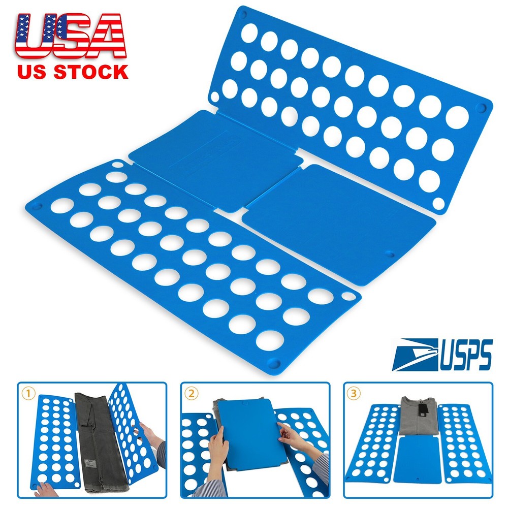 Clothes Folder Folding Board Laundry Organizer for Adult T Shirt Fast Fold Flip