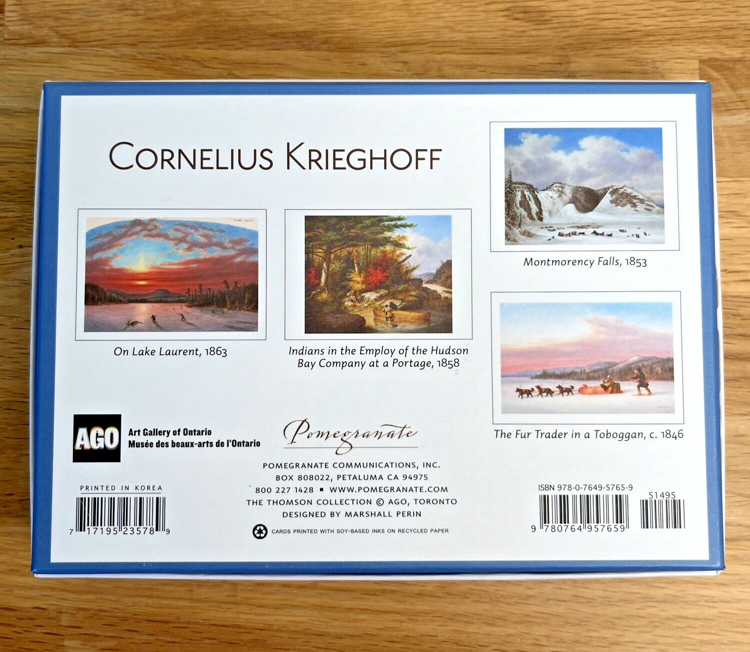 Cornelius Krieghoff Note Cards 20 Cards Envelopes Pomegranate 0403 NOP gallery
