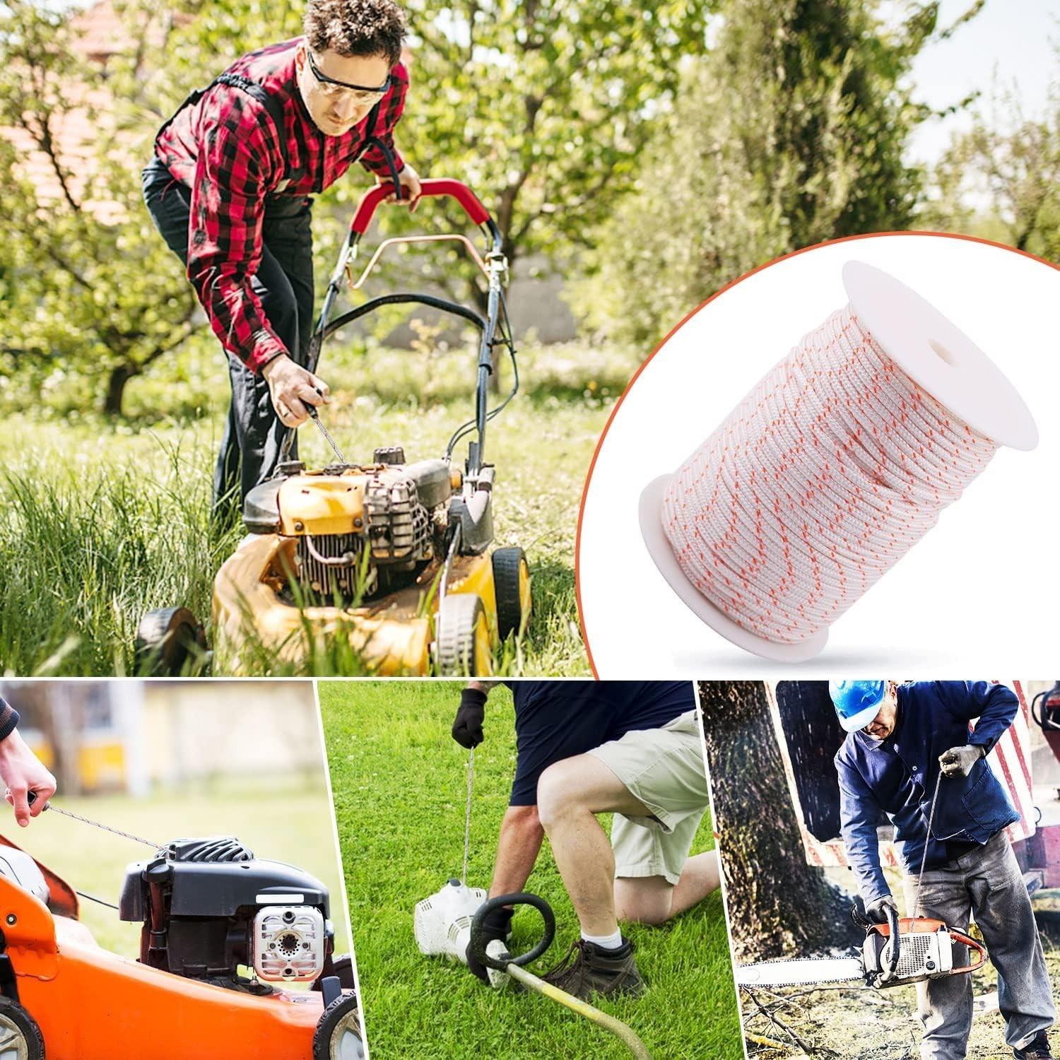 4.5mm x 100m Starter Rope for Stihl Husqvarna Echo Homelite McCulloch Chainsaws gallery