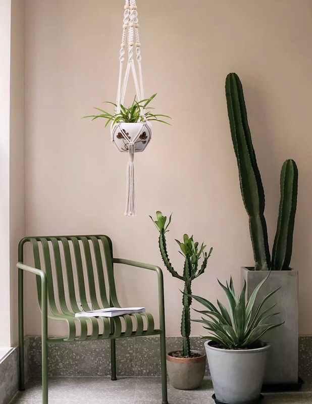 5 Piece Set Macrame Plant Hangers Macrame Plant Hanger With Hooks gallery