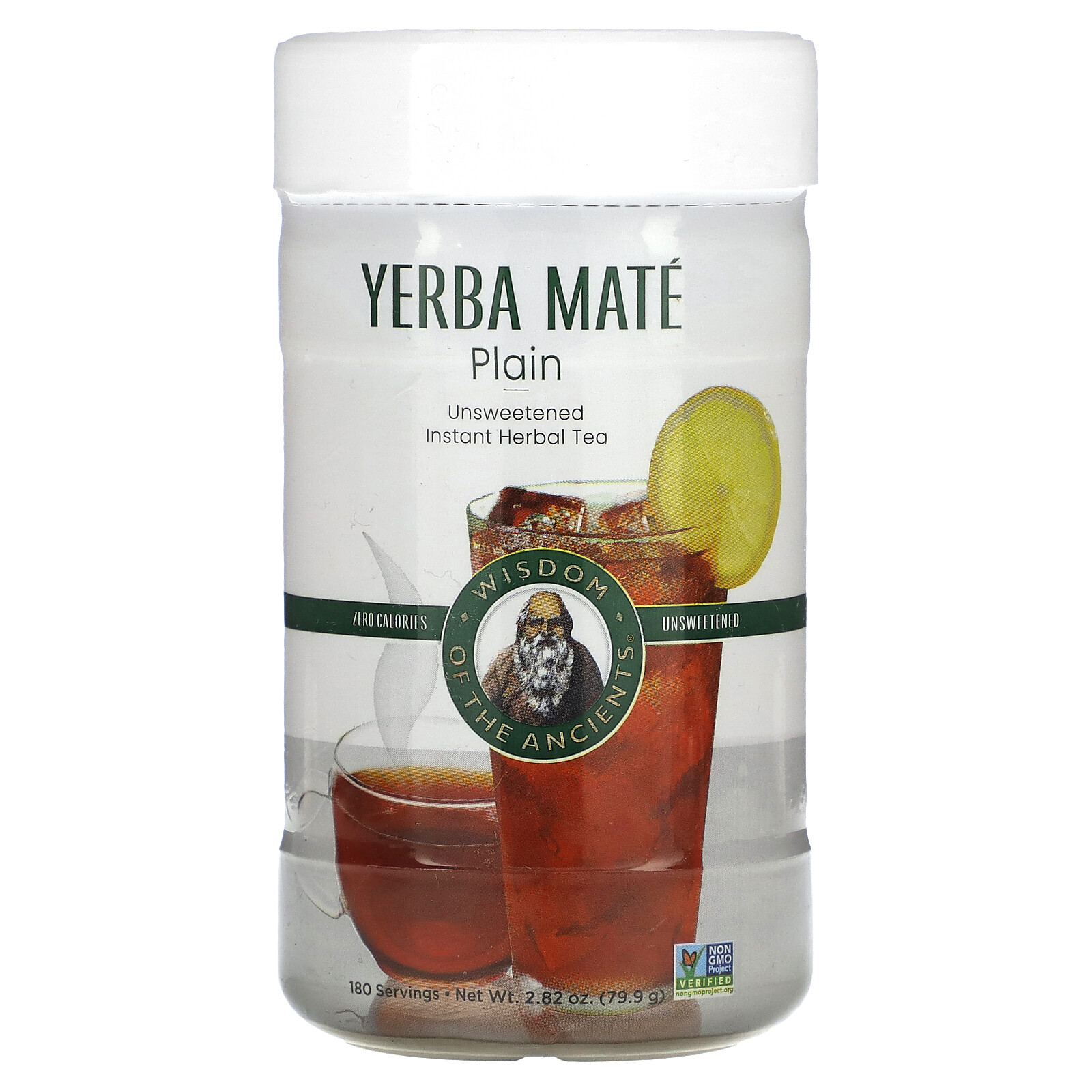 Yerba Mate Plain, Instant Herbal Tea, Unsweetened, 2.82 oz (79.9 g) gallery