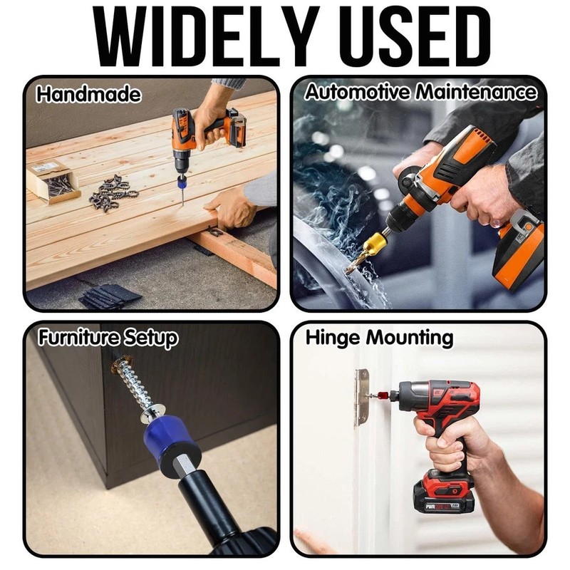 3Pcs Magnetic Screwdriver Head Ring Set for Drills Power Bits - DIY Repair Tool gallery
