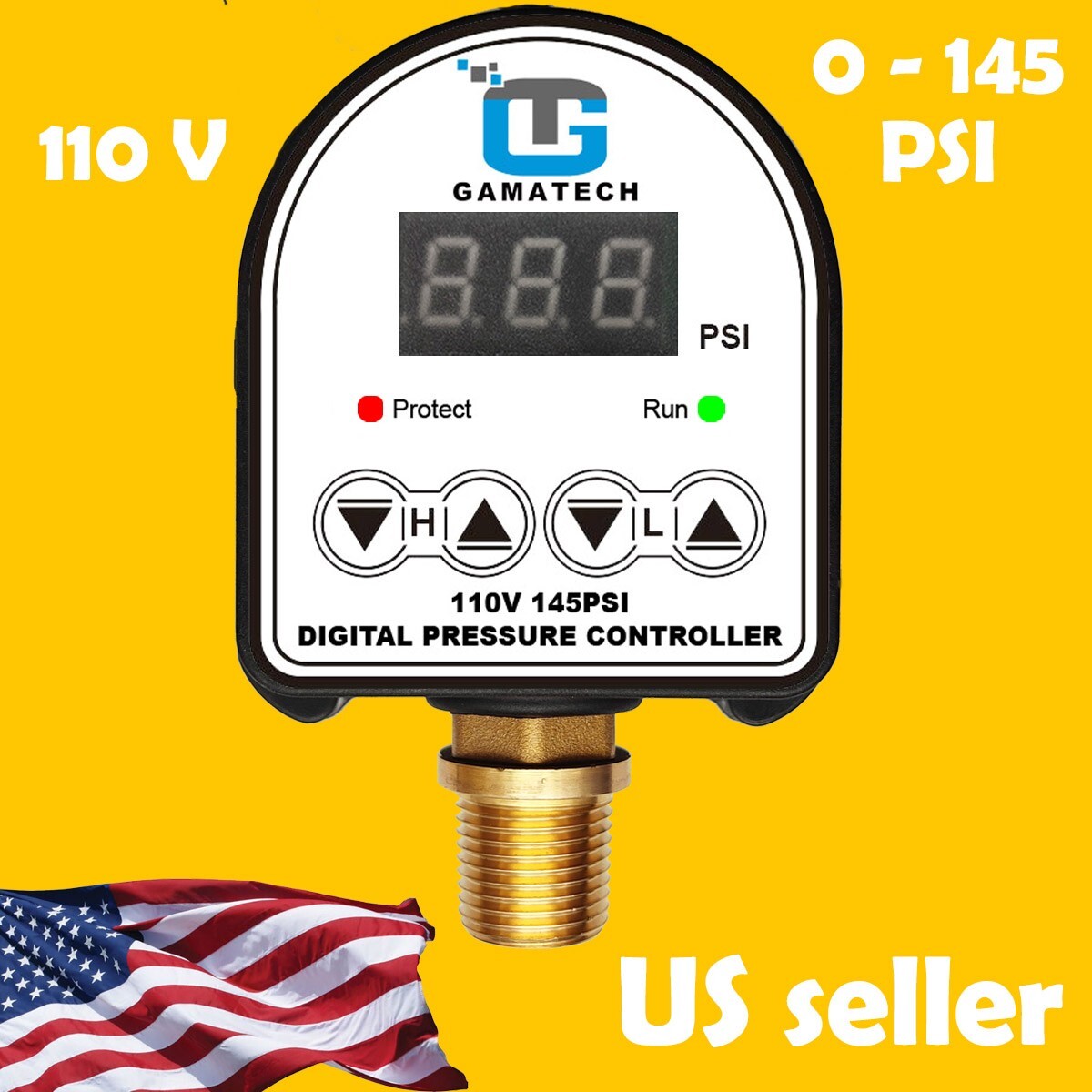 GamaTech 110V 145PSI Digital Pressure Controller Well Water Pump Switch gallery