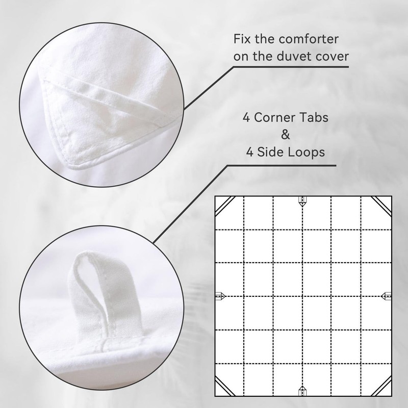 Goose Feather Down Comforter/Topper/Cover (King Size) gallery