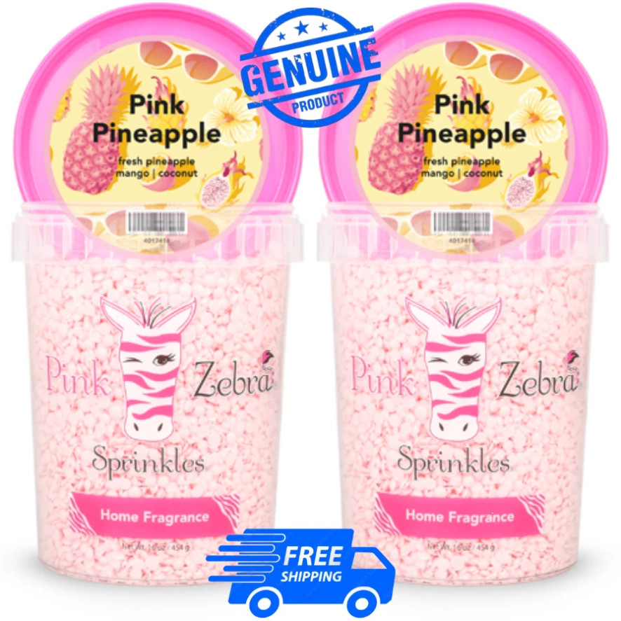 Pink Zebra Pink Pineapple Carton Sprinkles 16oz EXP:1/2027 - 2 Pack gallery