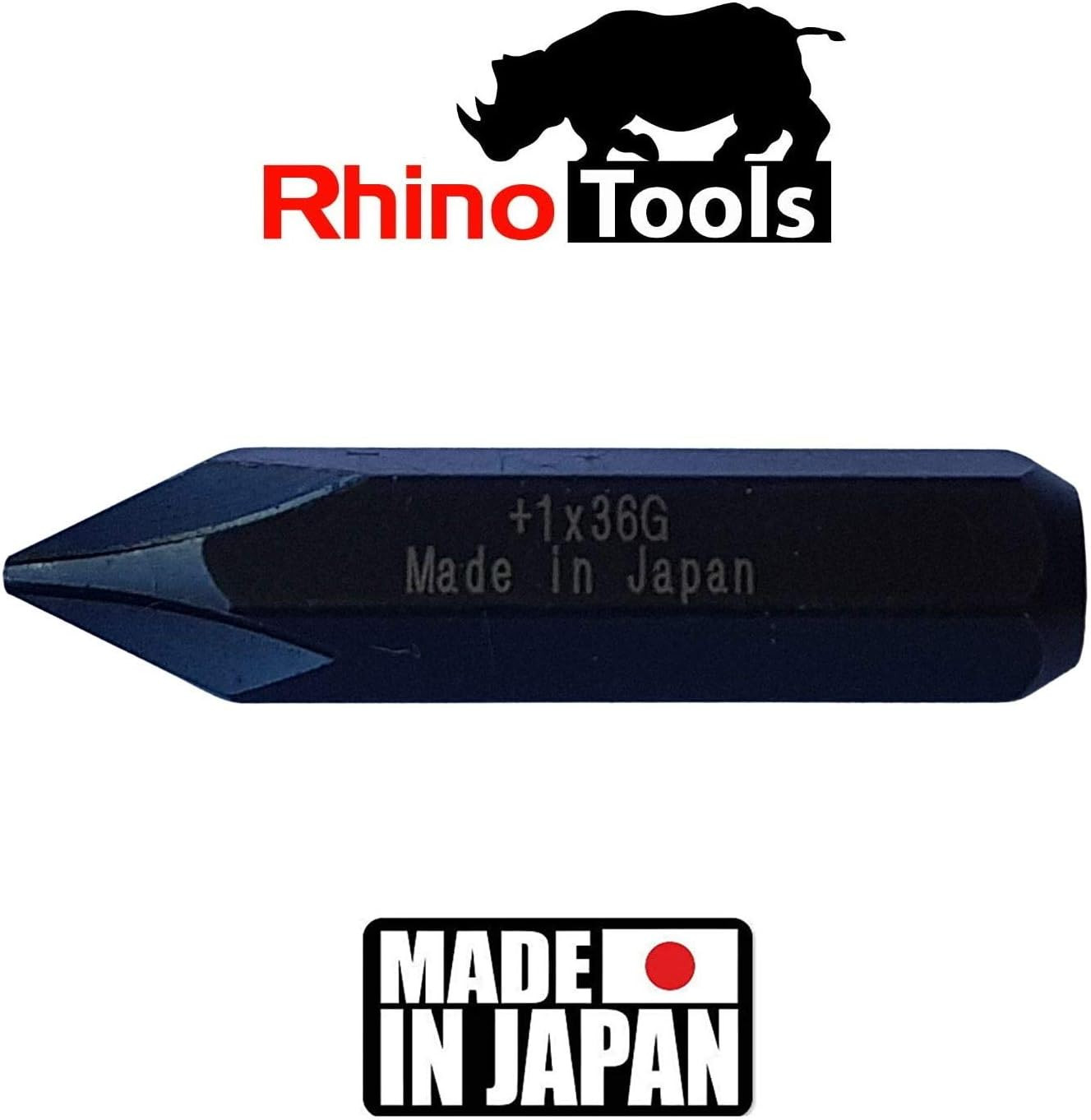5/16 JIS Impact Screwdriver Bits | Made in Japan | +1 +2 +3 +4-10 (36Mm Long) gallery