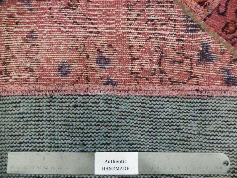 6' x 8' Red Antique Traditional Patchwork Rug 22174 gallery