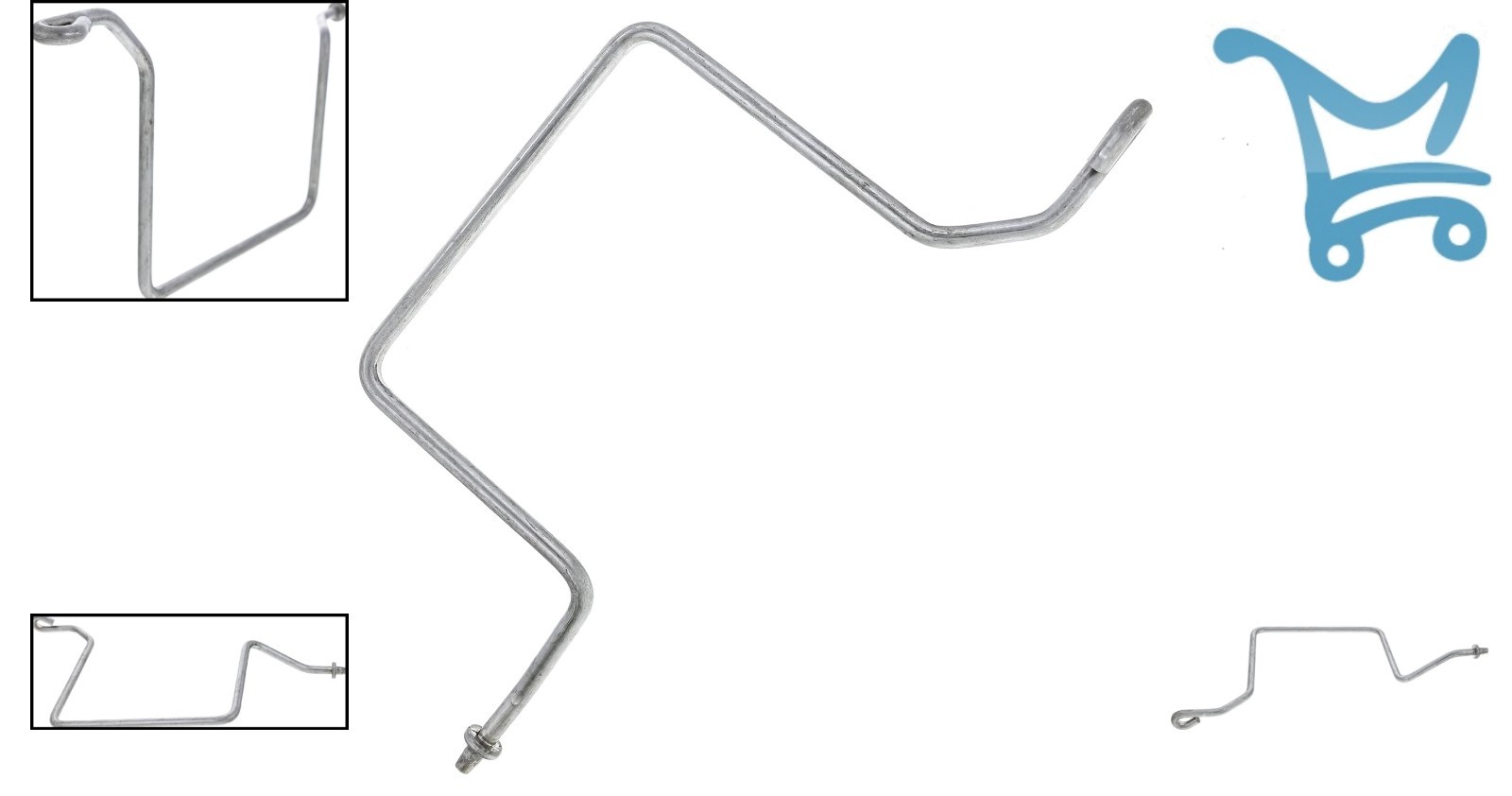 Utv Belt Guide Plastic Replacement Part Silver 16in L Fits Models 13AJ78SS gallery