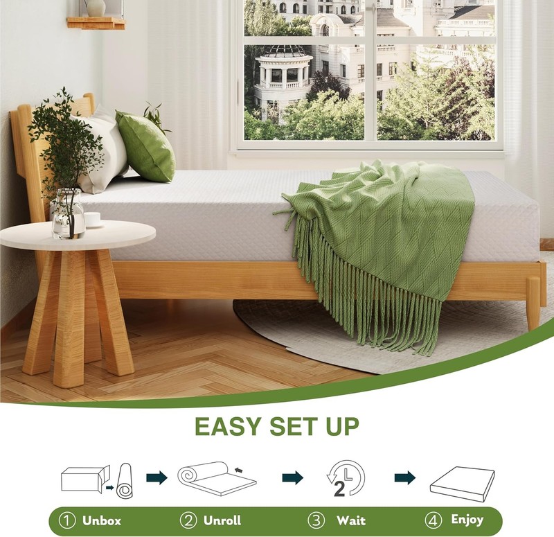 Memory Foam Full Size Bed Mattress Relief With Medium Firm Support gallery