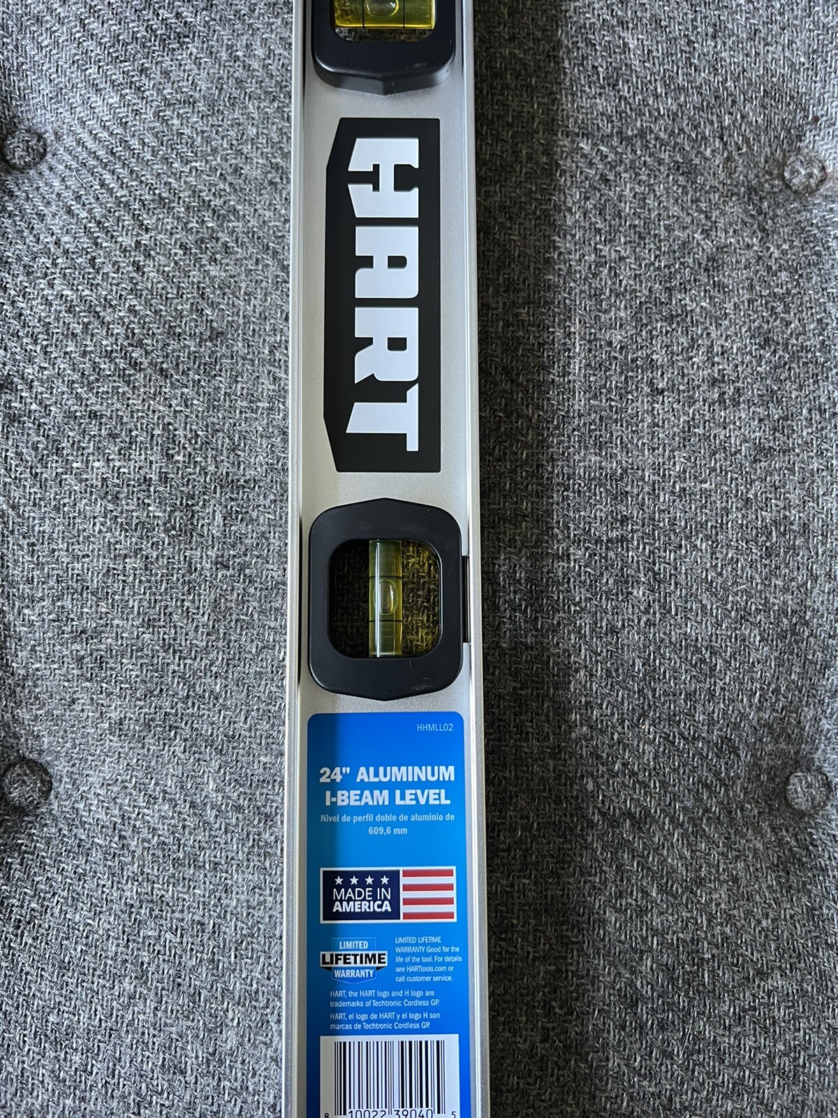 HART 24-inch Aluminum I-Beam Level with Top-Read Window gallery