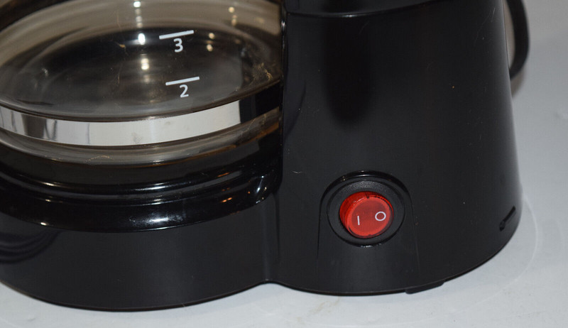 5 Cup Auto keep Warm Function Coffee Maker With Removable Filter Basket, Black gallery
