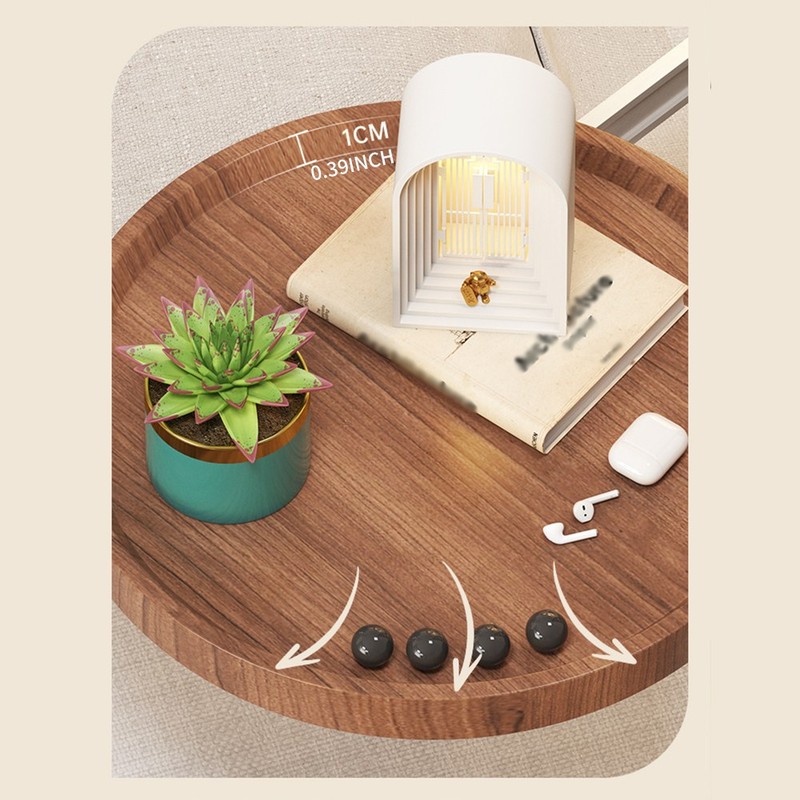 Foldable Bedside Table Wall Mounted Floating Nightstand Bedroom Storage Shelf gallery