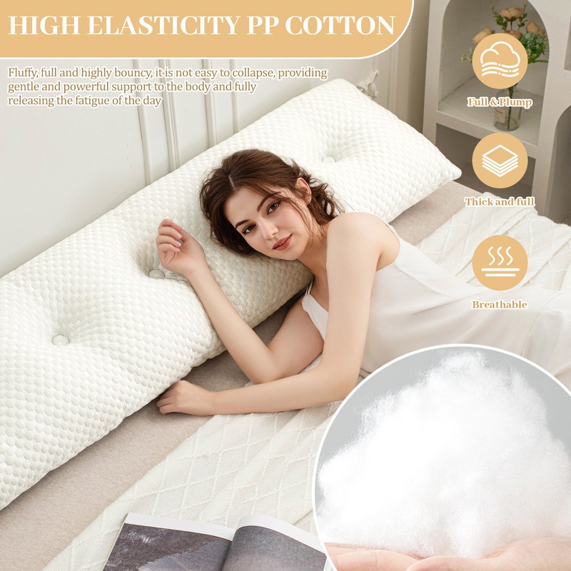 Cooling Headboard Pillow Backrest Support Wedge Pillow for Dorm Reading Sitting gallery