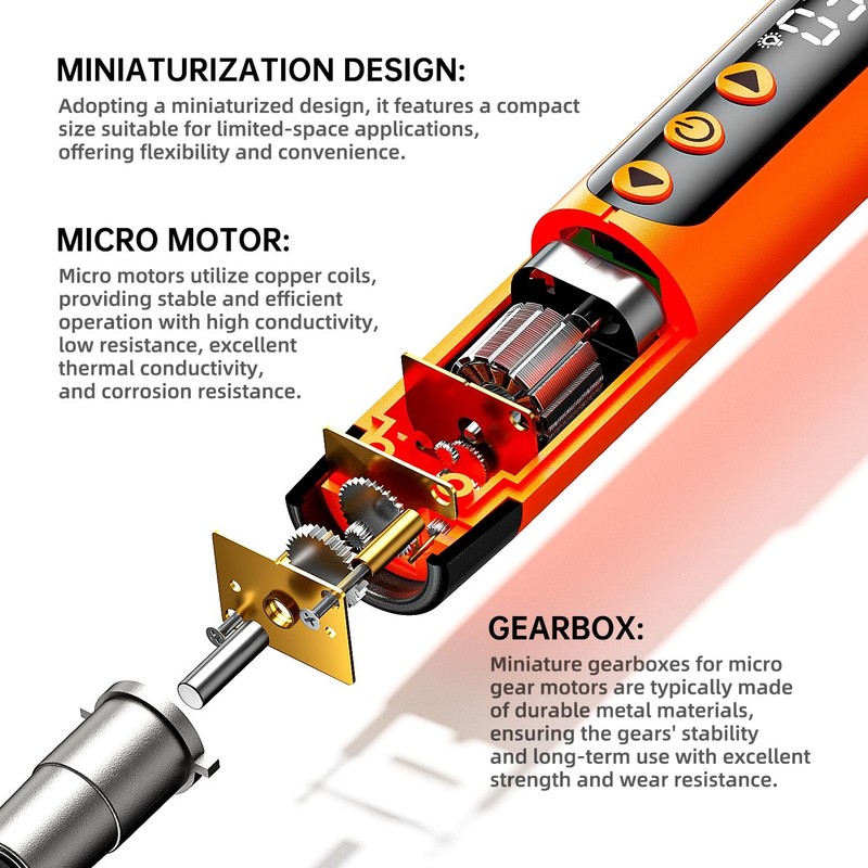 Electric Screwdriver Precision Screwdriver Set 120in1 Magnetic Bits Magnetic Sto gallery