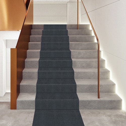 Non Slip Carpet Runner Rug Stair Floor Protector Stair Hallway 20ft L x 27.56" W gallery