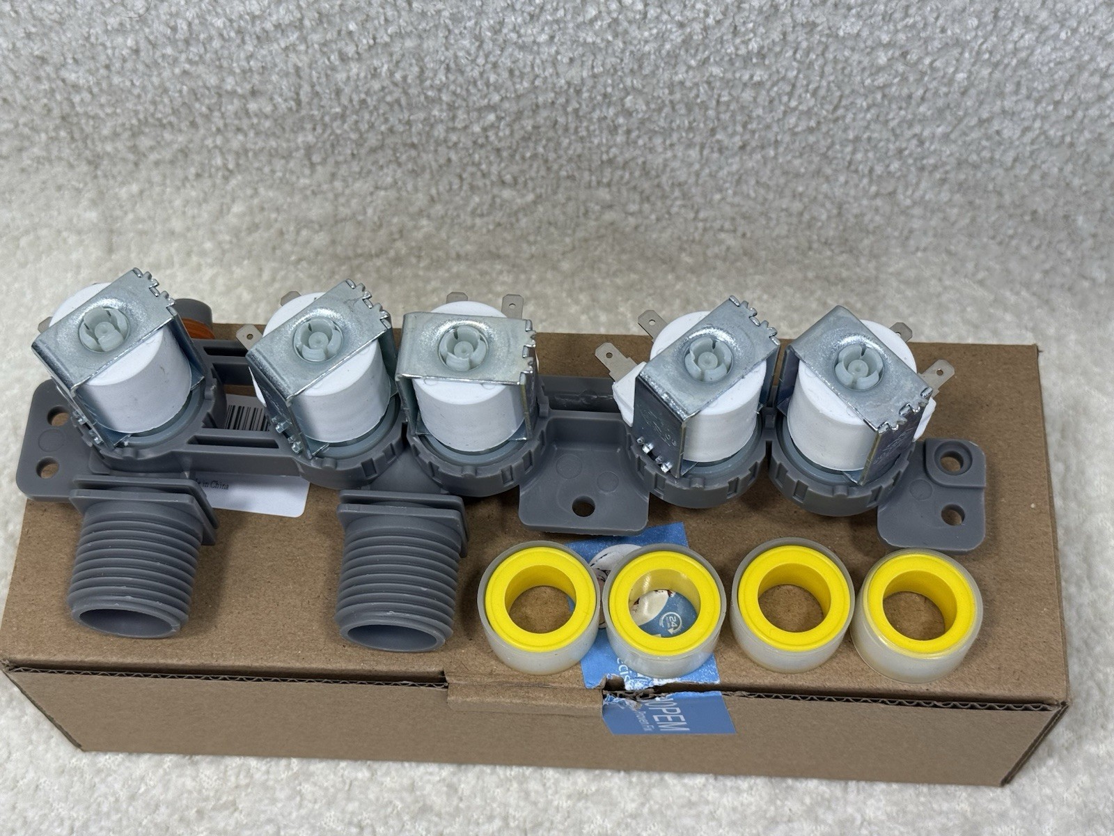 New Open Box LG Washer Water Inlet Valve AJU73213301 OEM WT5170HW WT4970CW 12V gallery