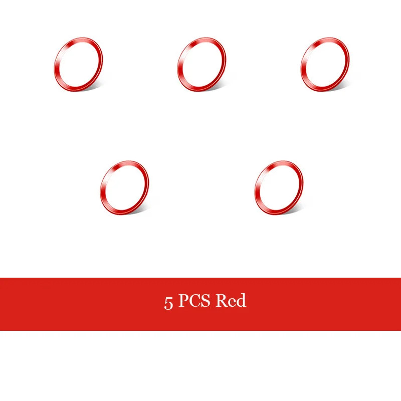 5PCS Home Button Sticker for iPhone 8 7 6S Touch ID Anti-Sweat Protector gallery
