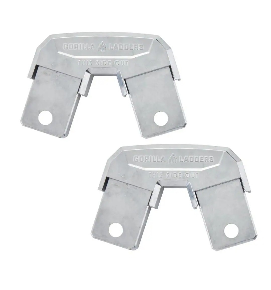 Gorilla Ladders Rail Brackets Lightweight Aluminum Construction 2-Sturdy Trestle gallery