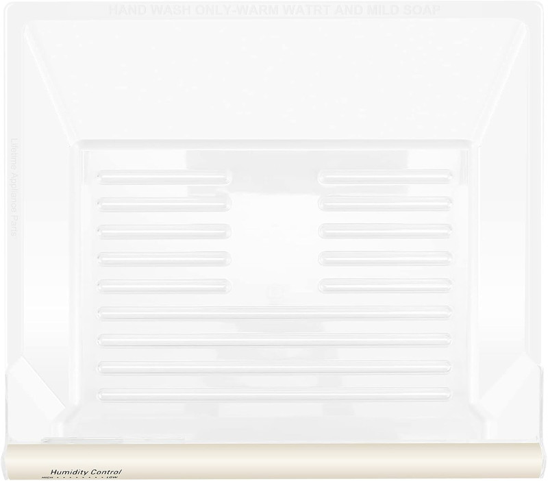 Upper Crisper Pan Compatible with Whirlpool Refrigerator WP2188656 2188656 gallery