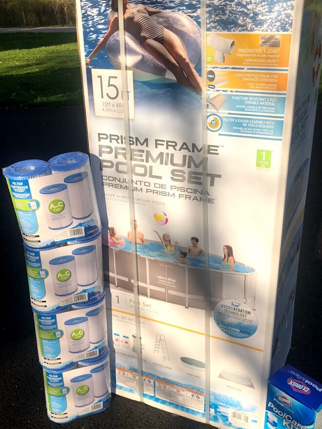 Intex 15ft x 48in Prism Above Ground Pool- Ladder and Cover Free Local Pick Up gallery