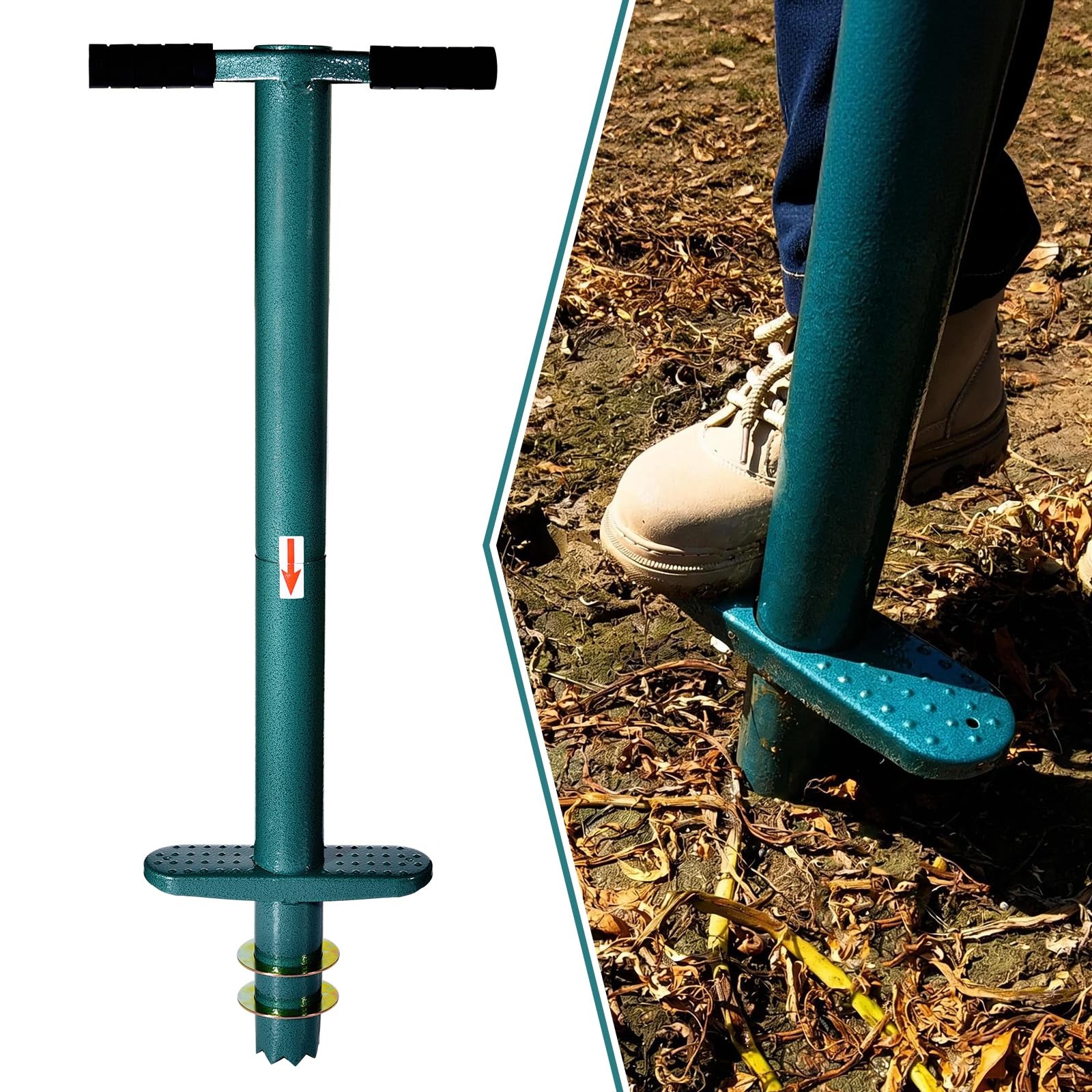 Sod Plugger Bulb Planter Planting Tool, Easy to Assemble Garden Trasnplanter.... gallery