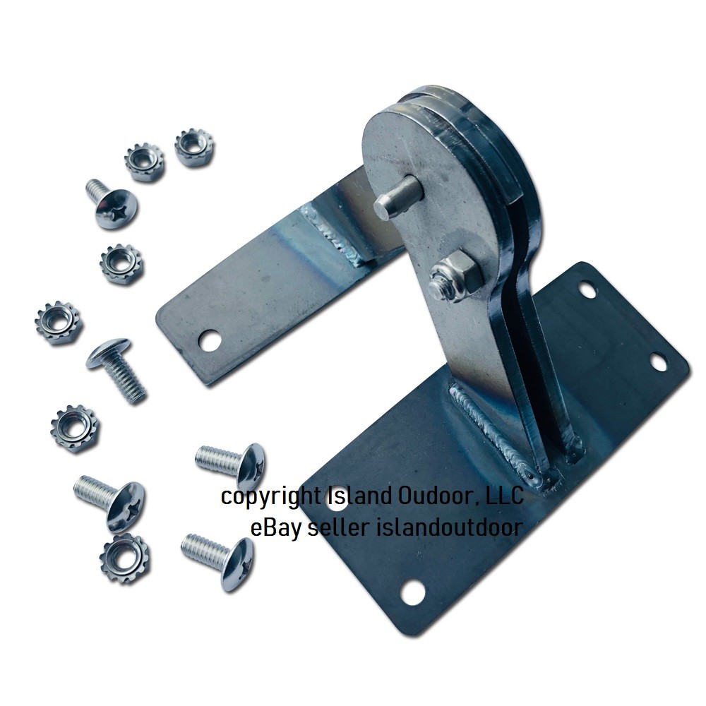 Weber KETTLE Lid Hinge Mod Parts Kit smokers unknown bbq 22.5 26.75 - STEEL gallery