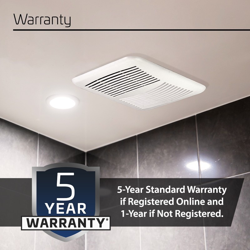 150 CFM ACiQ Select Efficient Bathroom DC Exhaust Fan, Quiet Ceiling/Wall Venter gallery