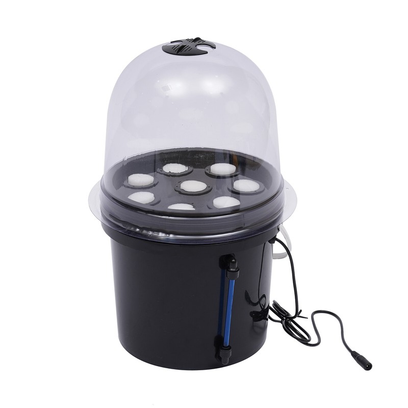 PP Hydroponics Seedling & Cloning System Aeroponic Propagation Kit 8 Plant Sites gallery