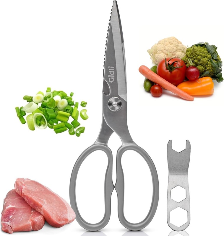 PREMIUM KITCHEN SCISSORS LIFETIME REPLACEMENT WARRANTY HEAVY DUTY KITCHEN SHEARS gallery