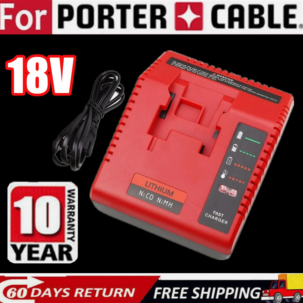 18V Replacement Battery 3.6Ah/8.0Ah for Porter Cable PC18B PCC489N Or 1xCharger gallery