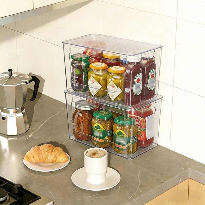 2 Pack Trash Bag Holder, Stackable Garbage Bag Dispenser for 13/30/33 Gallon Bag gallery