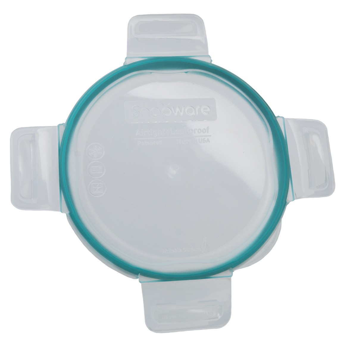Snapware 7201R-PC Total Solutions Lid W/ Teal Gasket (2-Pack) - Made in USA gallery