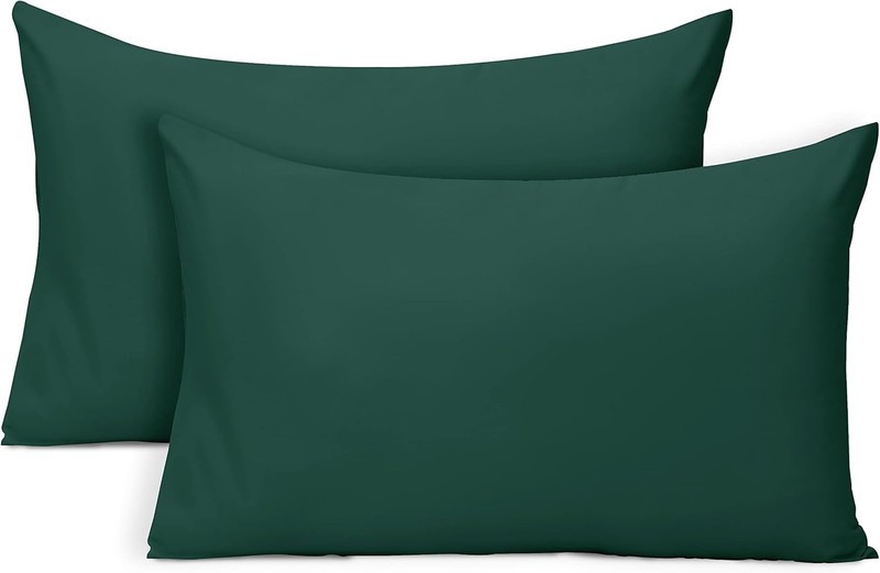 2 Pack Microfiber Pillowcases Ultra Soft Pillowcover Queen Size Skin-friendly gallery