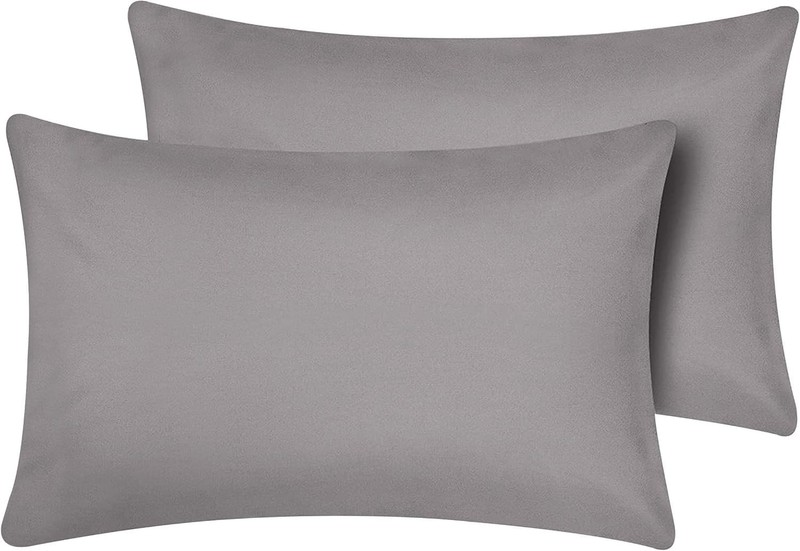 2 Pack Microfiber Pillowcases Ultra Soft Pillowcover Queen Size Skin-friendly gallery