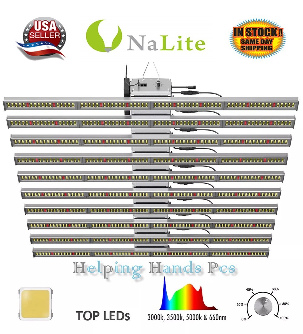 NaLite 800W Full spectrum LED Commercial Grow Light Dimmable Indoor Plant Lamp gallery