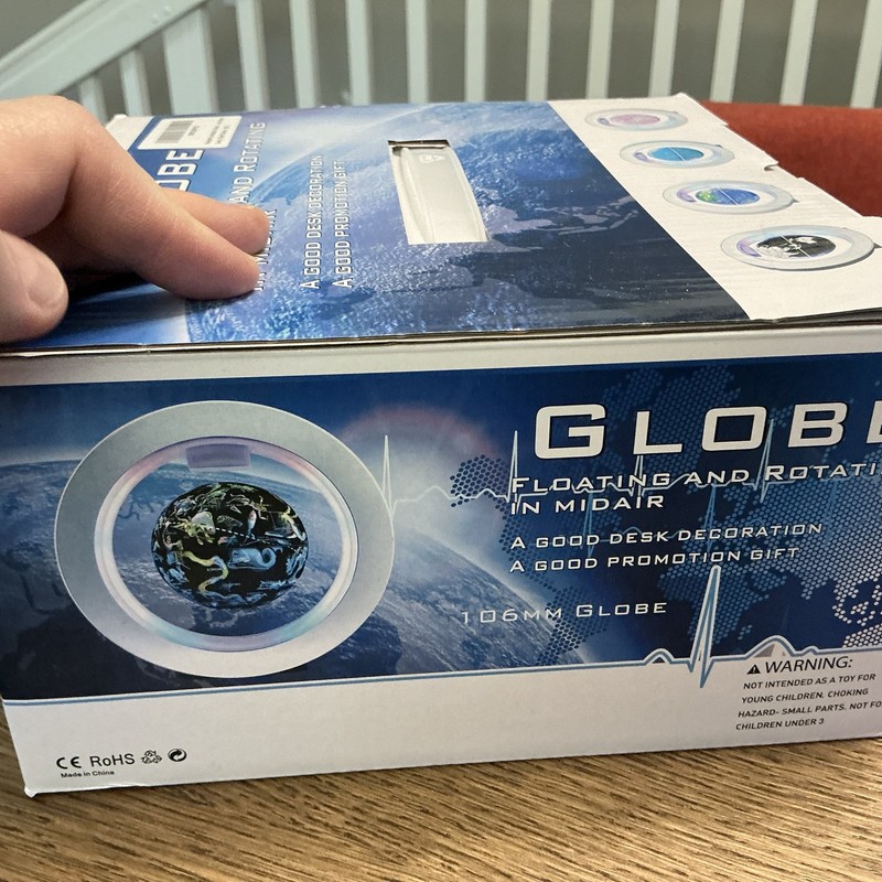 Magnetic Levitating Floating Globe World Map LED Light Night Lamp Home Decor gallery